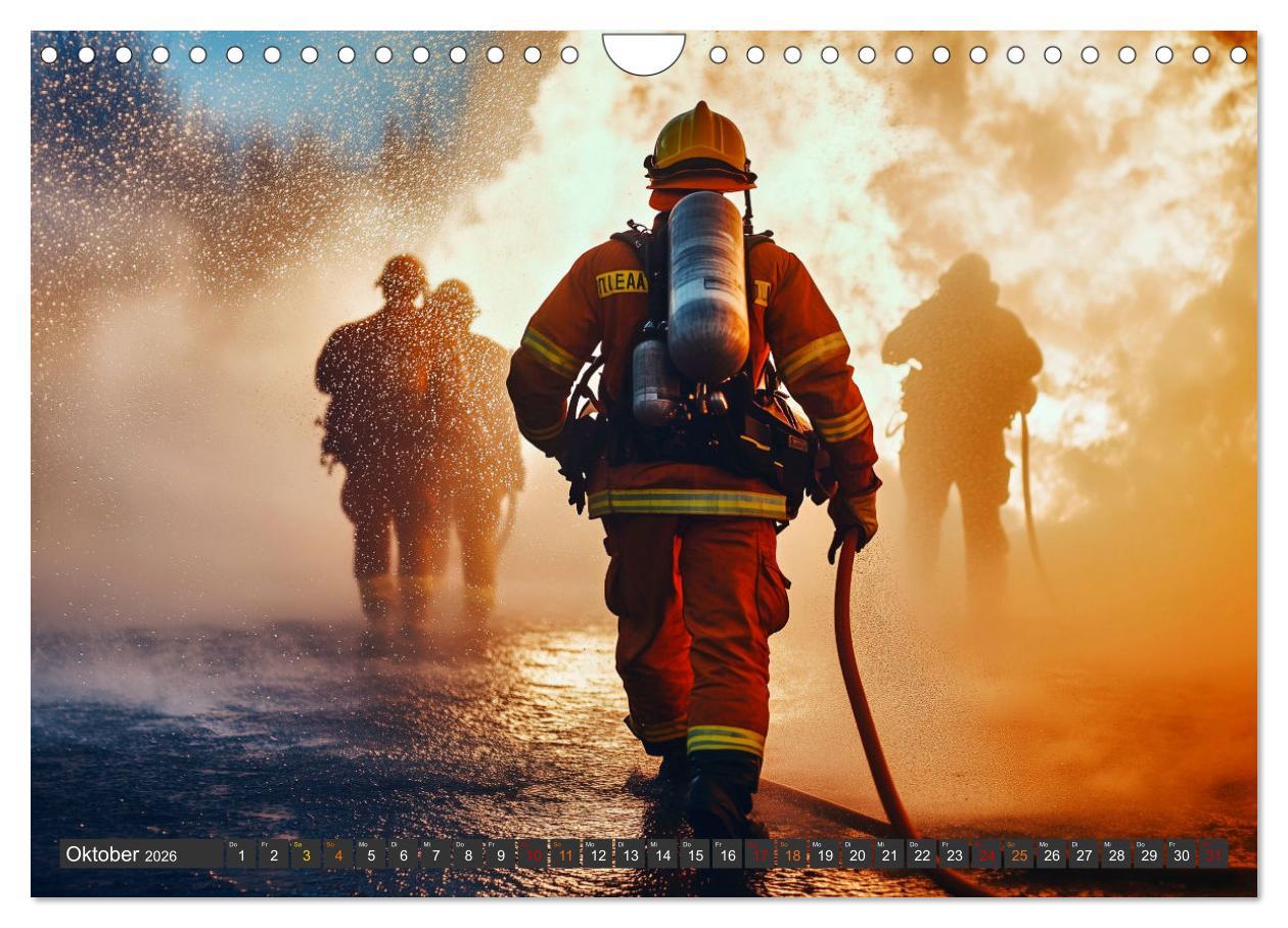 Bild: 9783457260425 | Im Bann der Rettung - Feuerwehr (Wandkalender 2026 DIN A4 quer),...