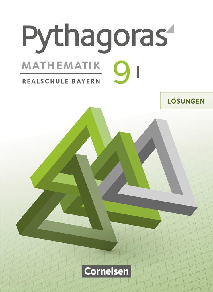 Cover: 9783060411368 | Pythagoras 9. Jahrgangsstufe (WPF I) - Realschule Bayern - Lösungen...