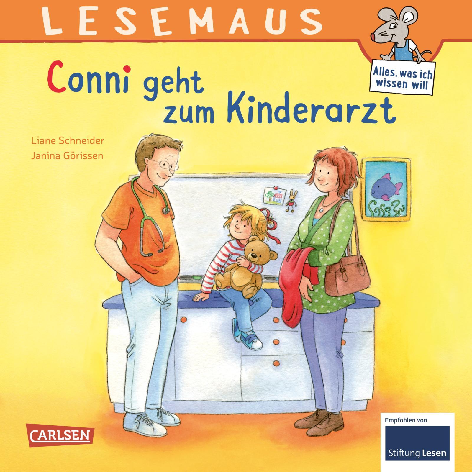 Cover: 9783551080325 | LESEMAUS 132: Conni geht zum Kinderarzt | Liane Schneider | Buch