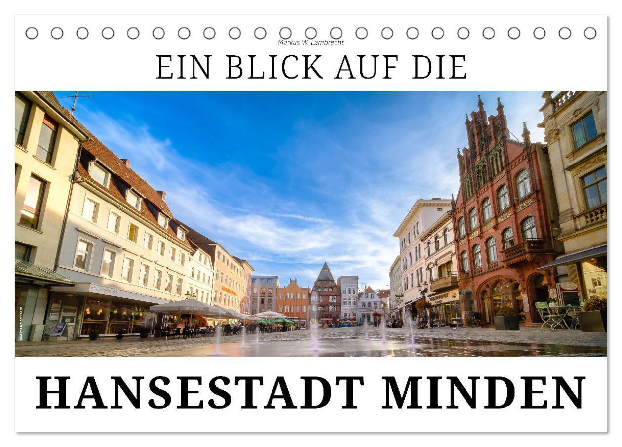 Cover: 9783675422872 | Ein Blick auf die Hansestadt Minden (Tischkalender 2024 DIN A5...
