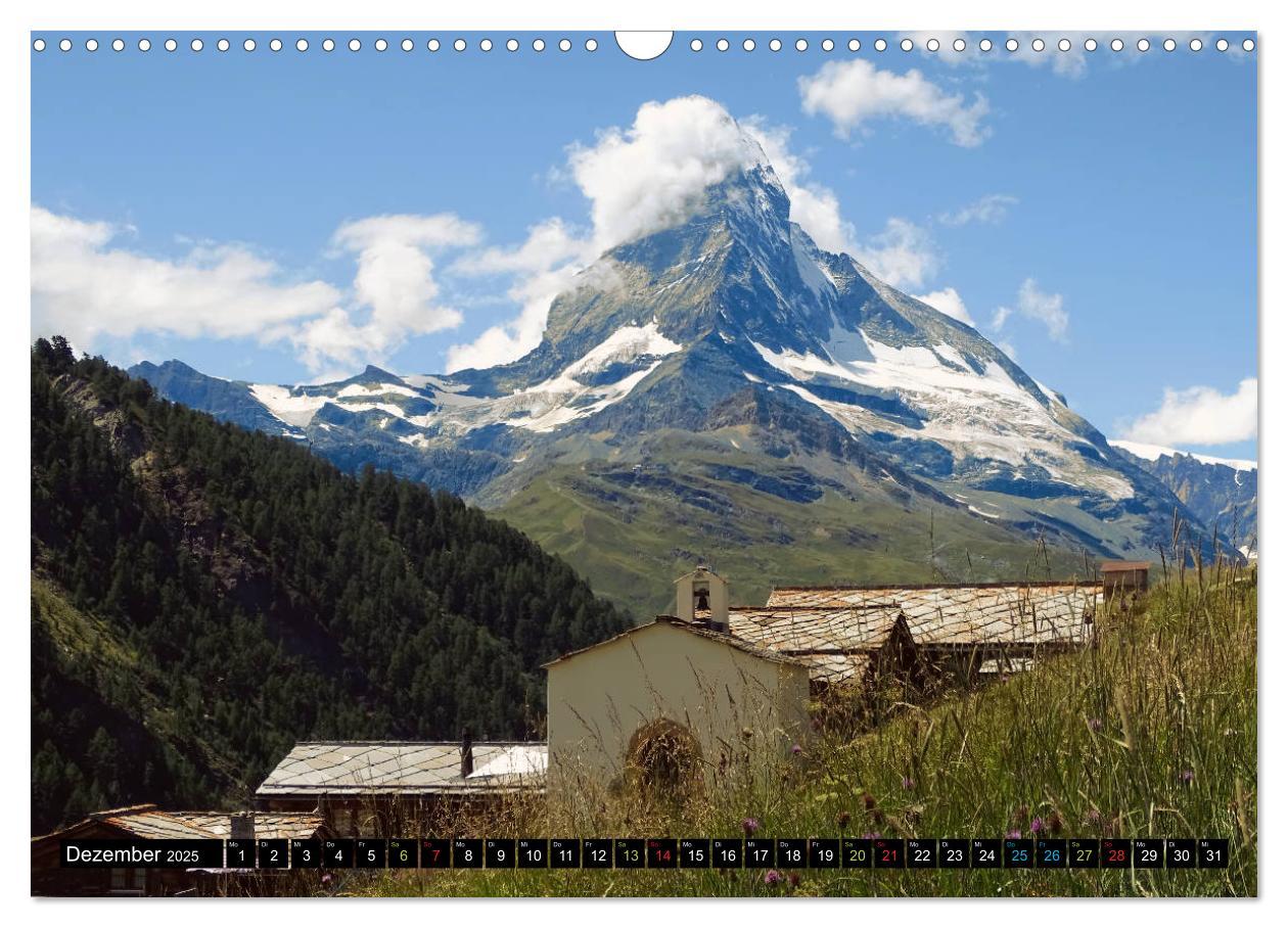 Bild: 9783435213931 | Und ewig lockt das Matterhorn (Wandkalender 2025 DIN A3 quer),...