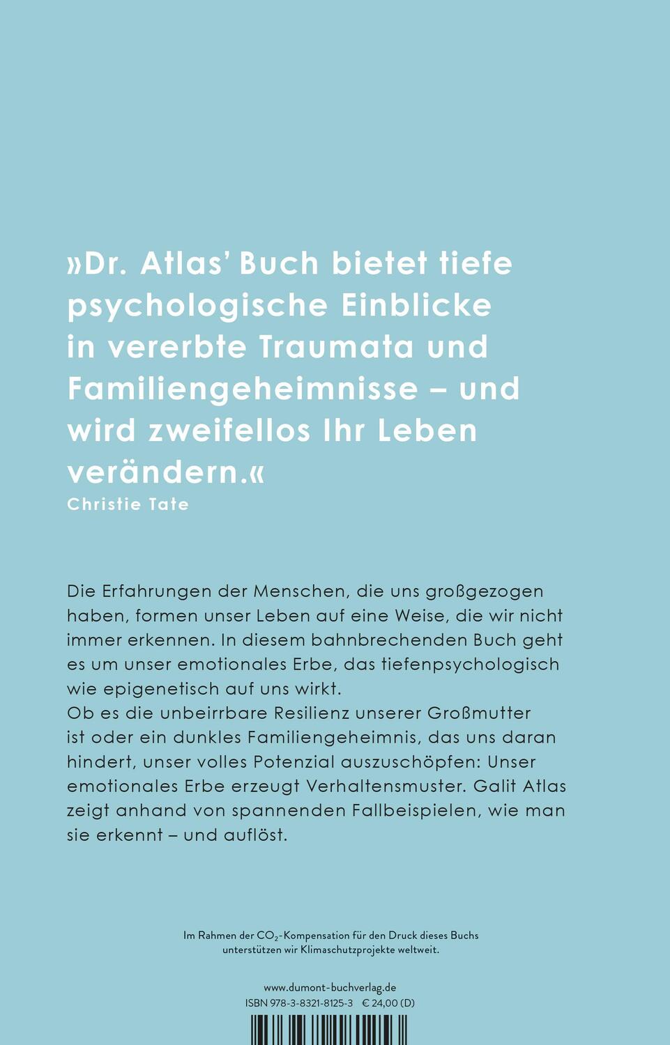 Rückseite: 9783832181253 | Emotionales Erbe | Galit Atlas | Buch | 256 S. | Deutsch | 2023
