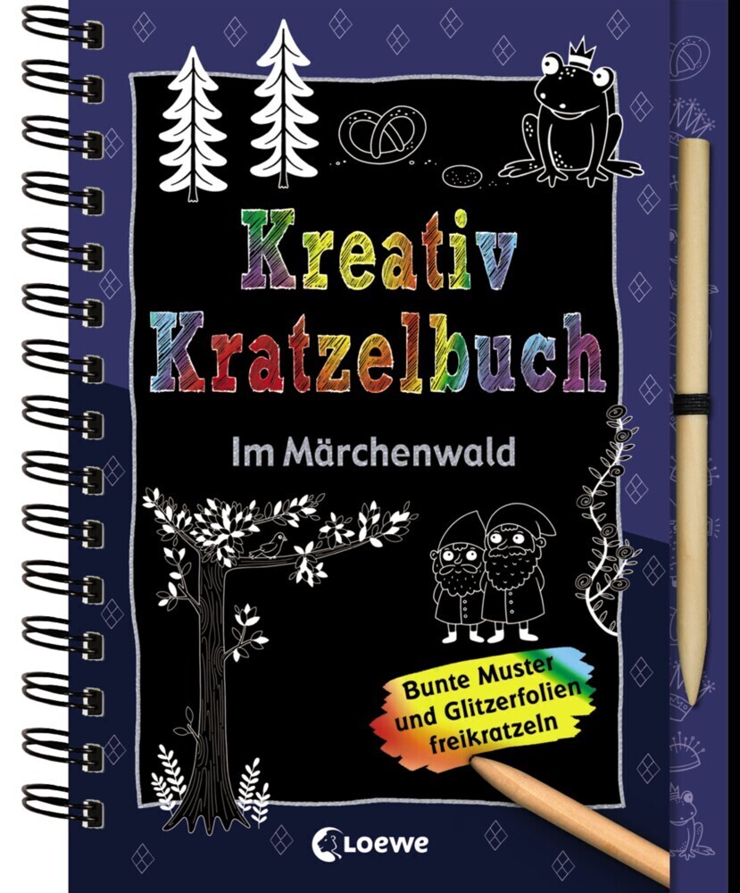 Cover: 9783743200845 | Kreativ-Kratzelbuch: Im Märchenwald | Loewe Kratzel-Welt (u. a.)