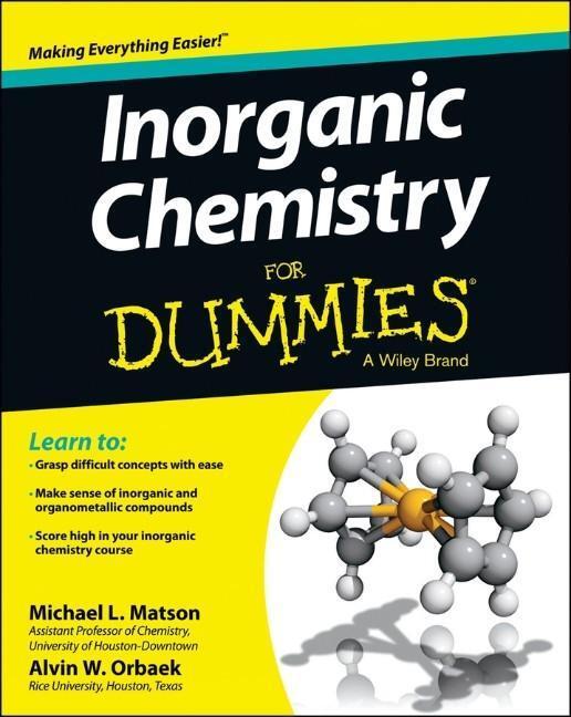 Cover: 9781118217948 | Inorganic Chemistry For Dummies | Michael Matson (u. a.) | Taschenbuch