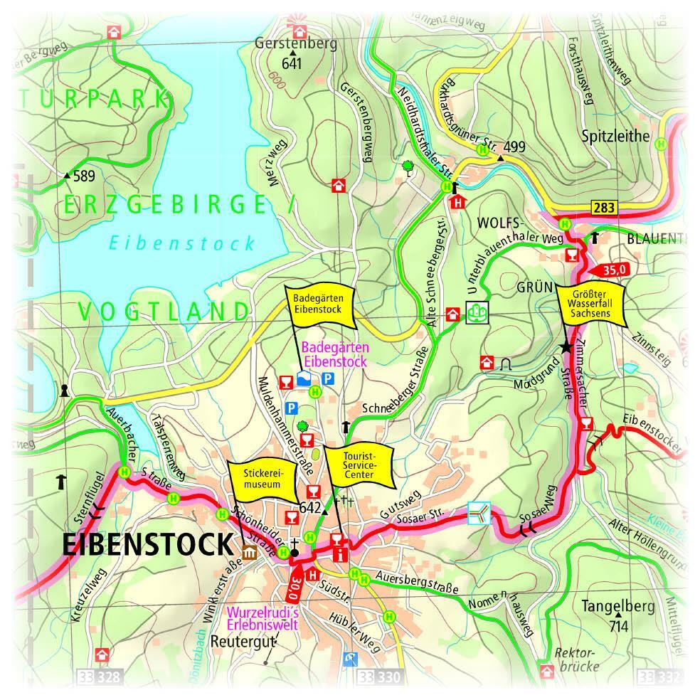 Bild: 9783899203462 | Mulderadweg 1 : 50 000 | (Land-)Karte | Leporello Radwanderkarten