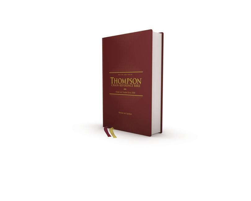 Cover: 9780310459408 | NKJV, Thompson Chain-Reference Bible, Hardcover, Red Letter,...