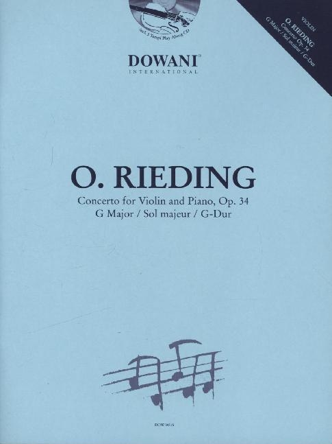 Cover: 9790035226803 | Concerto for Violin and Piano, Op. 34, für Violine und Klavier, m....