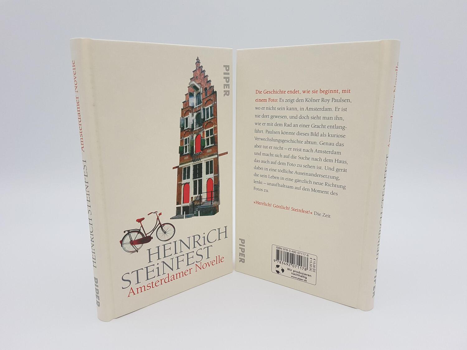 Bild: 9783492071178 | Amsterdamer Novelle | Heinrich Steinfest | Buch | Deutsch | 2021