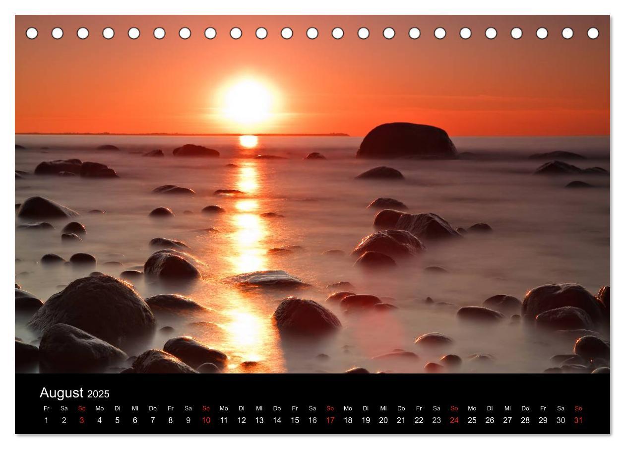 Bild: 9783435716791 | Unterwegs an der Küste der Ostsee (Tischkalender 2025 DIN A5 quer),...