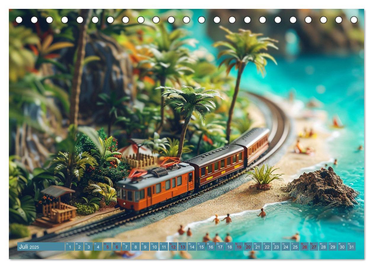 Bild: 9783435380503 | Modelleisenbahnen sind cool (Tischkalender 2025 DIN A5 quer),...