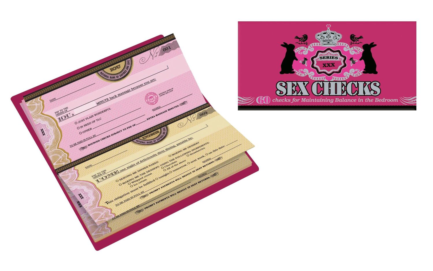 Cover: 9780307450524 | Sex Checks | 60 Checks for Maintaining Balance in the Bedroom | Gift