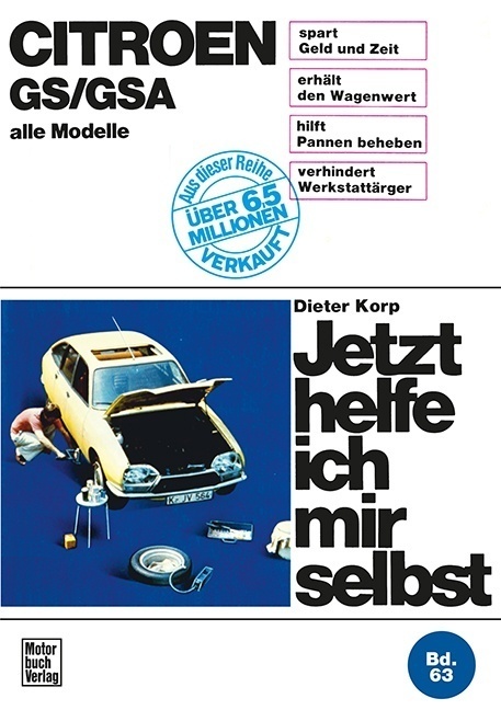 Cover: 9783879435128 | Citroen GS/GSA | alle Modelle // Reprint der 5, Auflage 1987 | Korp