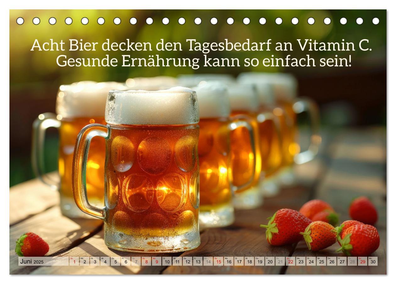 Bild: 9783383784064 | Ich brauch mehr Vitamin Bier (Tischkalender 2025 DIN A5 quer),...