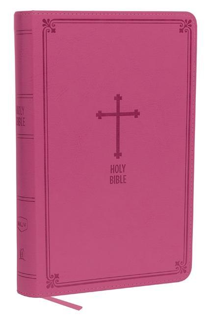 Cover: 9780718075279 | NKJV, Deluxe Gift Bible, Imitation Leather, Pink, Red Letter Edition