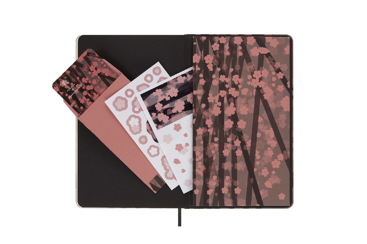 Bild: 8056598855487 | Moleskine Notizbuch - Sakura 2023, Large/A5, Fester Stoffeinband,...