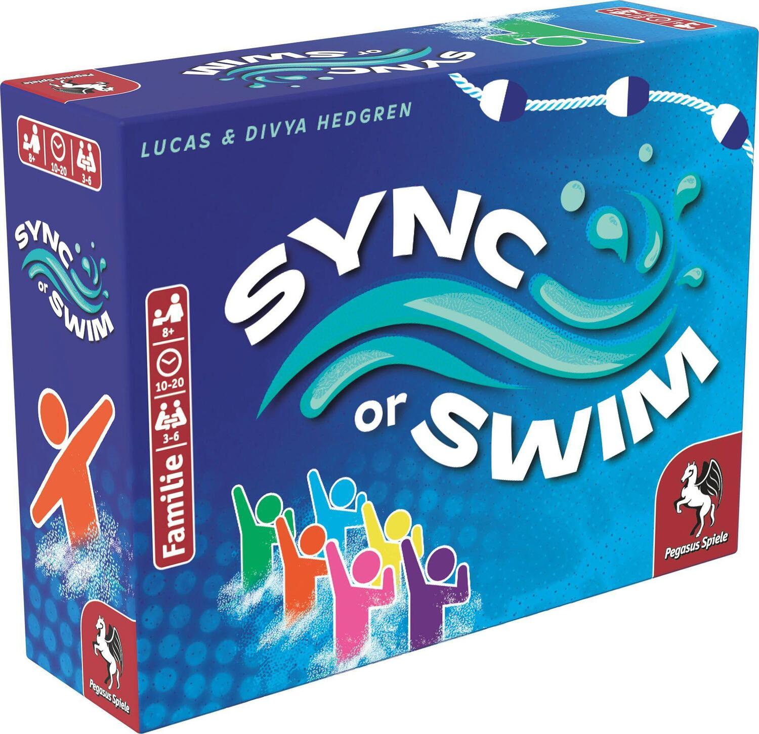 Cover: 4250231738722 | Sync or Swim | Spiel | 18702G | Deutsch | 2024 | Pegasus Spiele GmbH