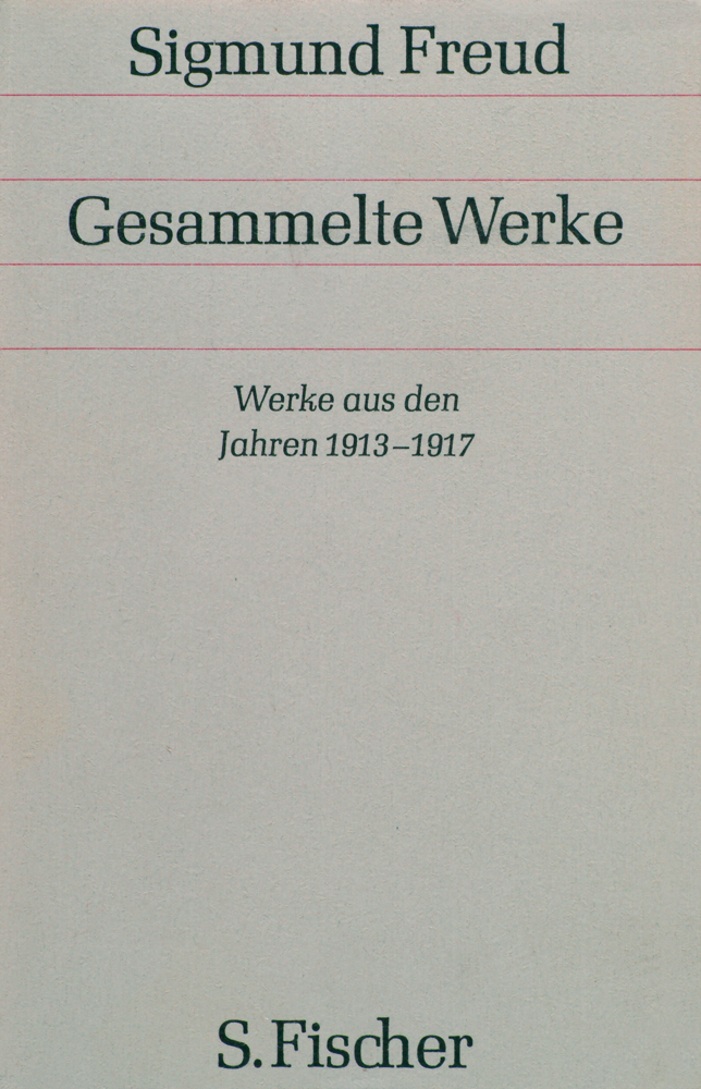 Cover: 9783100227119 | Werke aus den Jahren 1913-1917 | Sigmund Freud | Buch | 2001