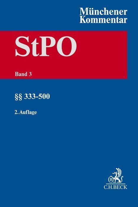 Cover: 9783406767739 | Münchener Kommentar zur Strafprozessordnung Bd. 3 | Knauer (u. a.)