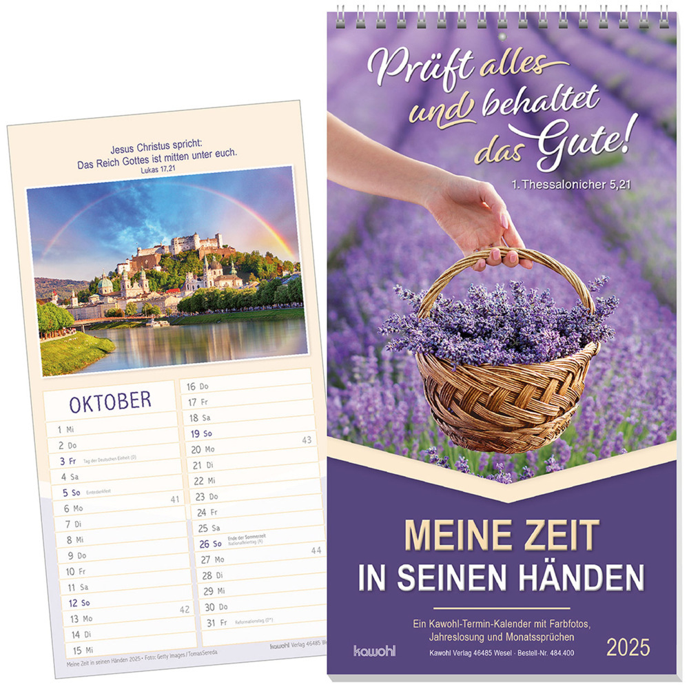 Cover: 9783754840054 | Meine Zeit in seinen Händen 2025 | Termin-Kalender | Kalender | 14 S.