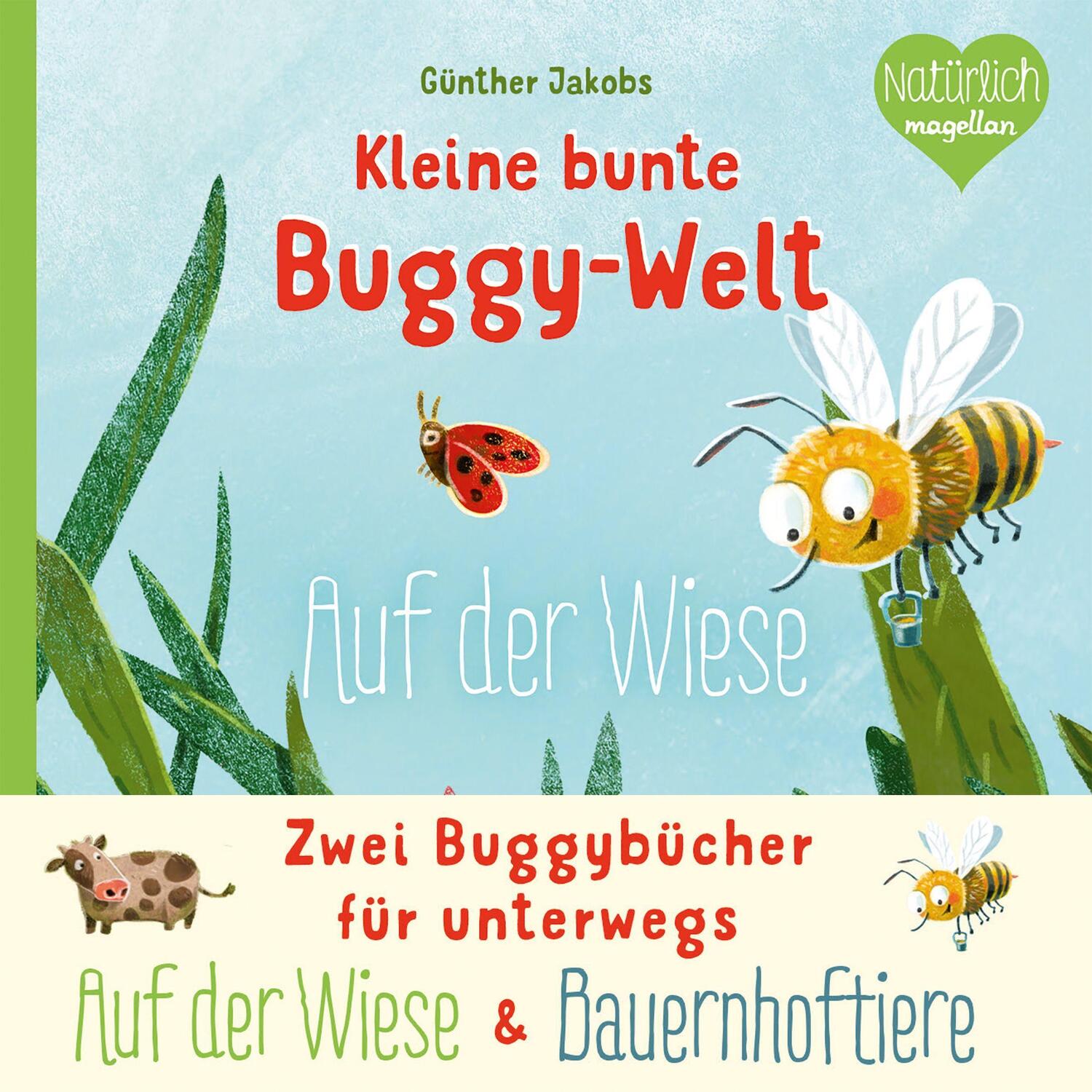 Cover: 9783734816048 | Kleine bunte Buggy-Welt - Auf der Wiese &amp; Bauernhoftiere | Jakobs