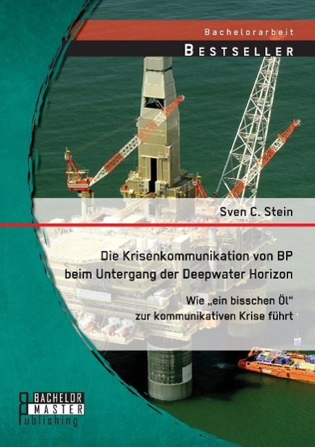 Cover: 9783958200043 | Die Krisenkommunikation von BP beim Untergang der Deepwater...
