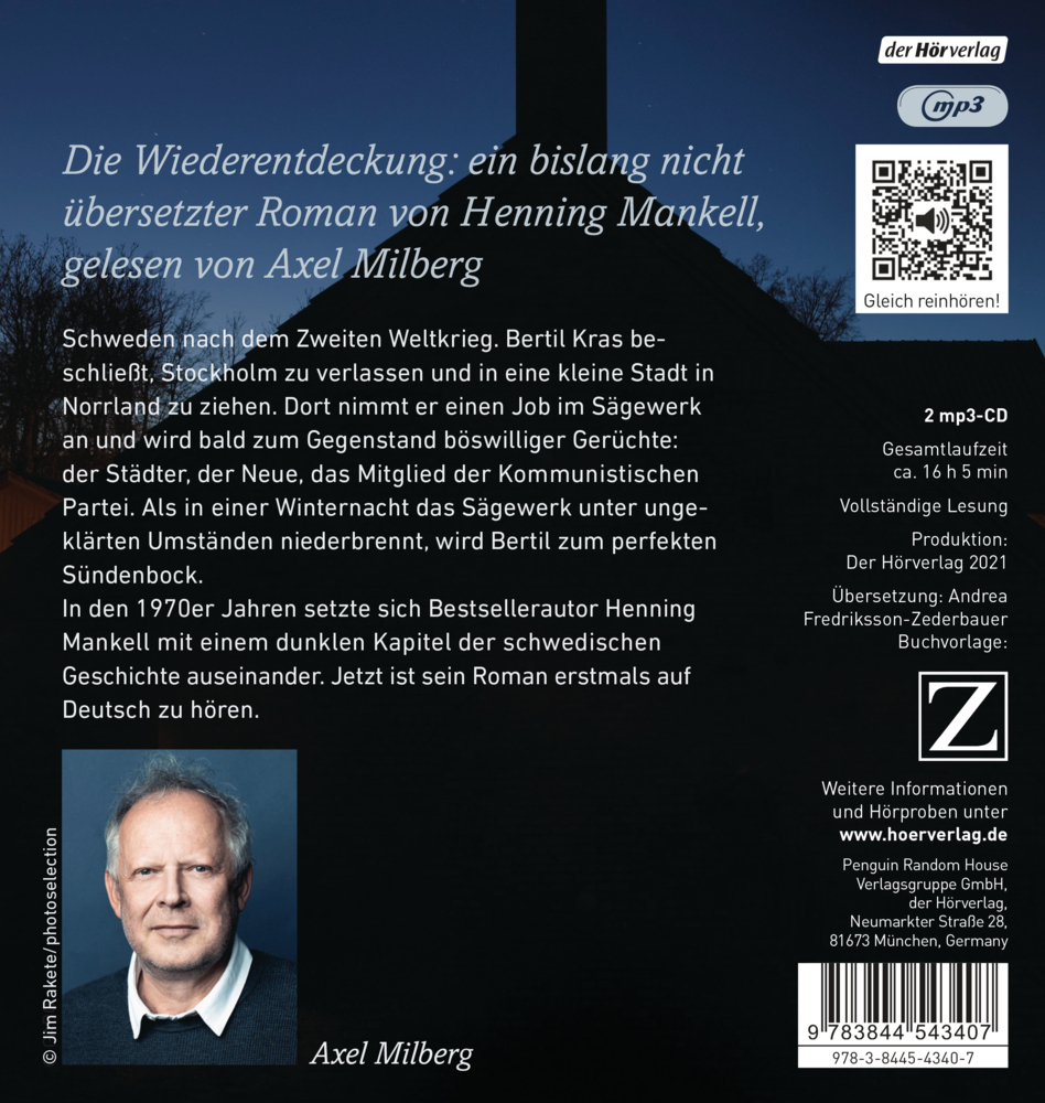 Bild: 9783844543407 | Der Verrückte, 2 Audio-CD, 2 MP3 | Henning Mankell | Audio-CD | 2 CDs