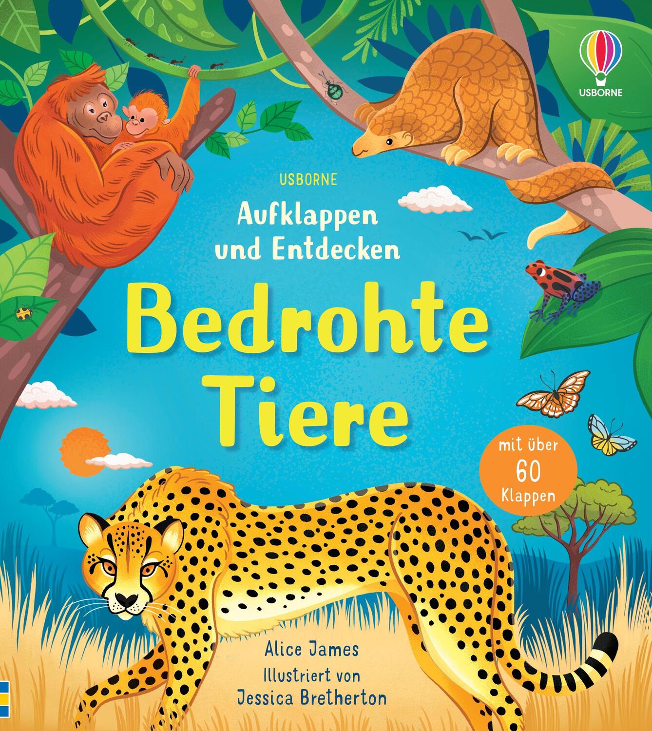 Cover: 9781035701353 | Aufklappen und Entdecken: Bedrohte Tiere | Buch | 14 S. | Deutsch