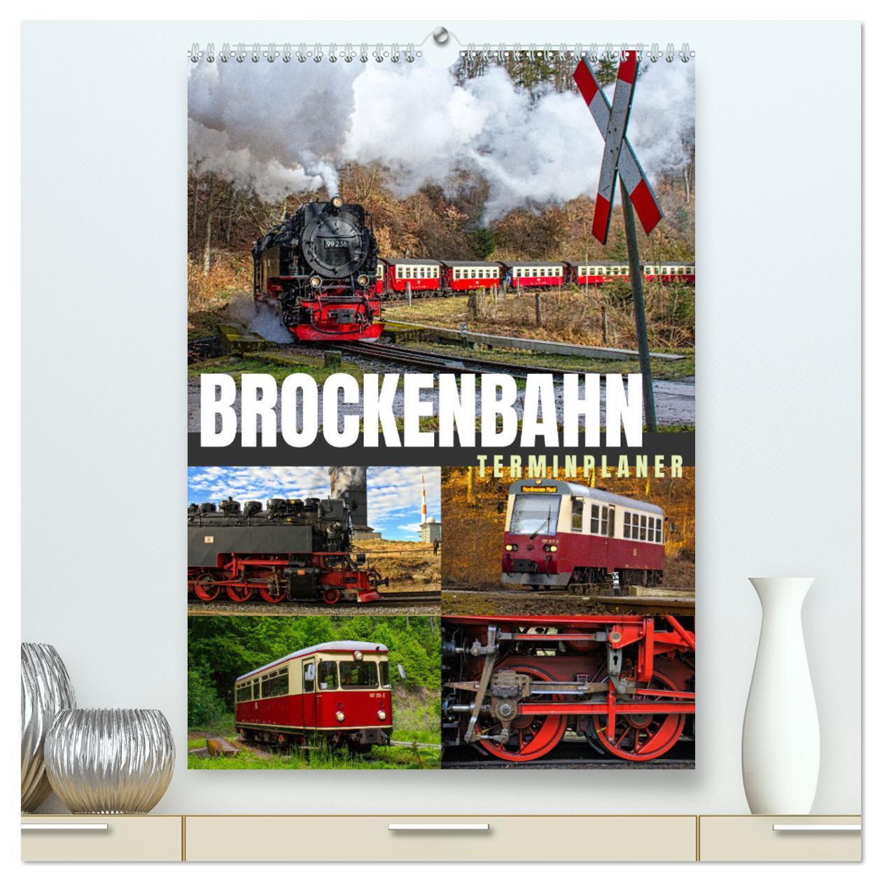 Cover: 9783383821301 | Brockenbahn - Terminplaner (hochwertiger Premium Wandkalender 2025...