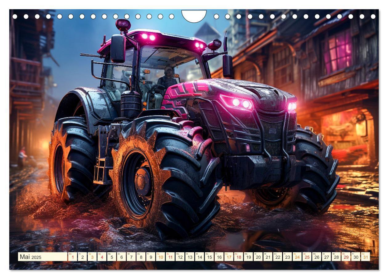 Bild: 9783383856358 | Traktor Fantasien (Wandkalender 2025 DIN A4 quer), CALVENDO...