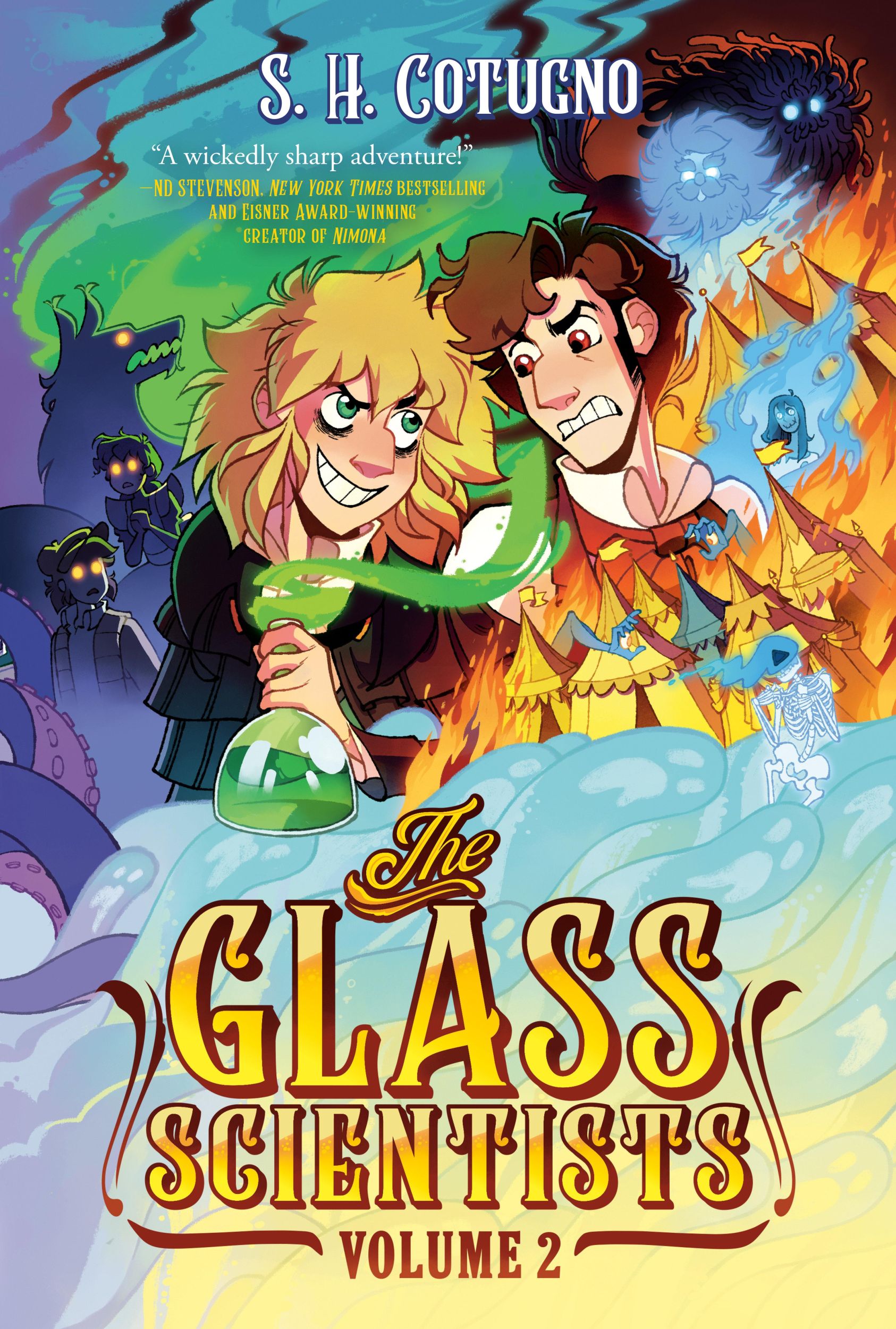 Cover: 9780593524480 | The Glass Scientists: Volume Two | A Graphic Novel | S H Cotugno