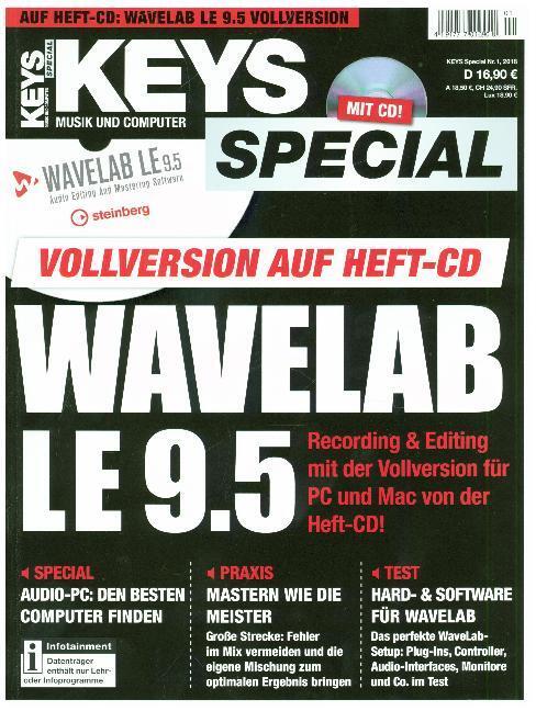 Cover: 4058862032550 | Keys Special Wavelab LE 9.5 Vollversion, m. CD-ROM | Taschenbuch