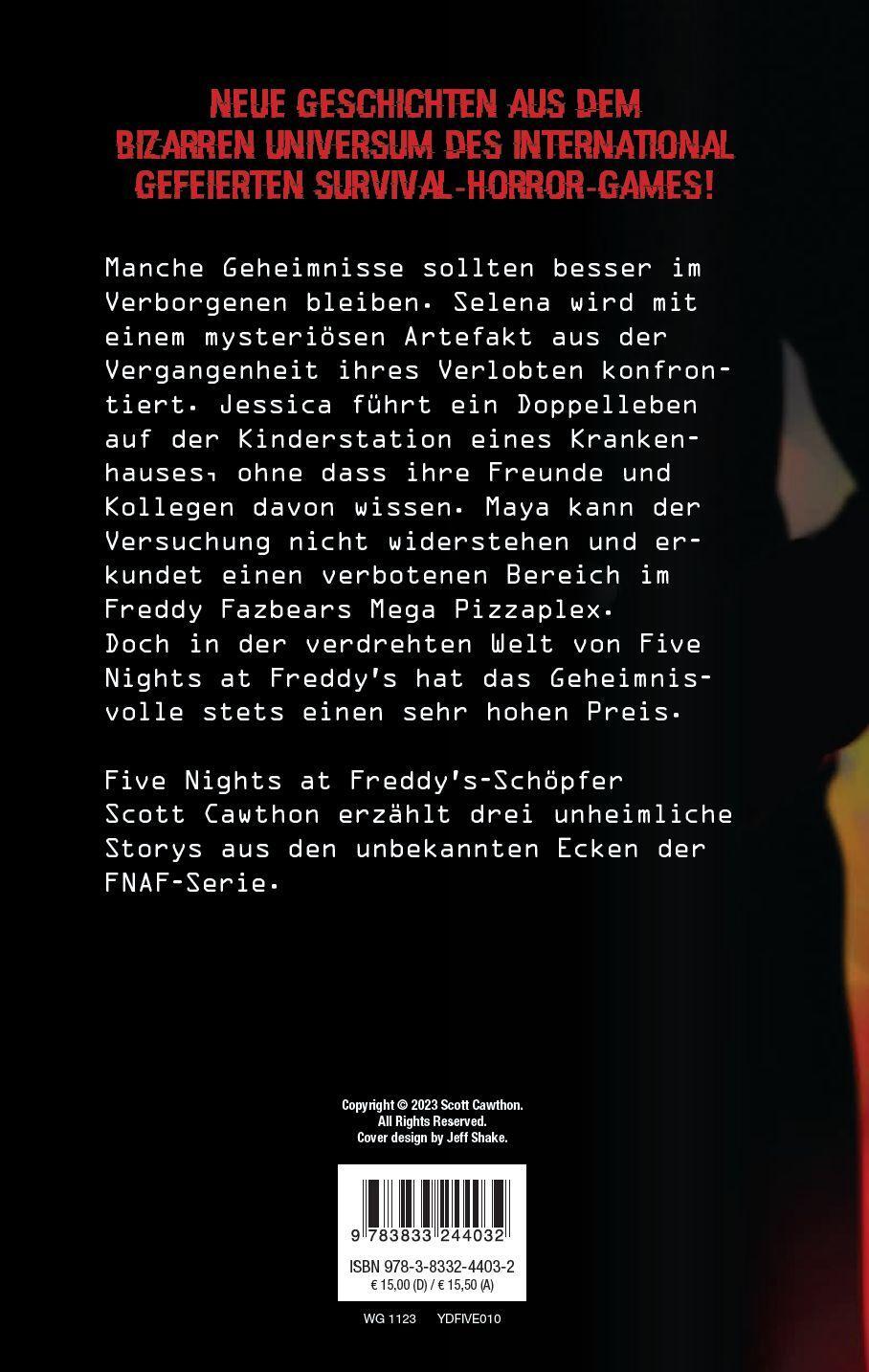 Rückseite: 9783833244032 | Five Nights at Freddy's | Tales from the Pizzaplex 1 - Lallys Spiel