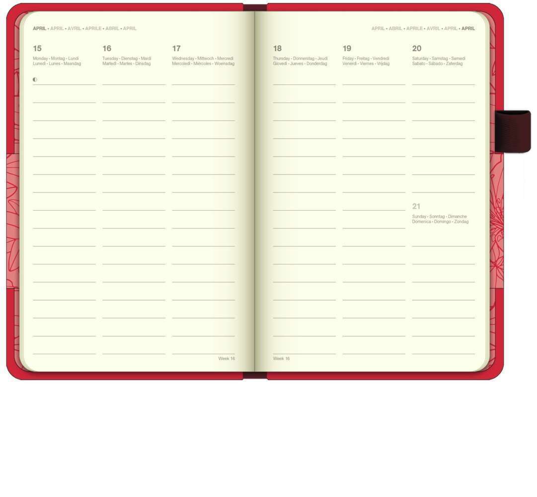 Bild: 4002725987686 | Crimson 2024 - Diary - Buchkalender - Taschenkalender - 9x14 | Verlage