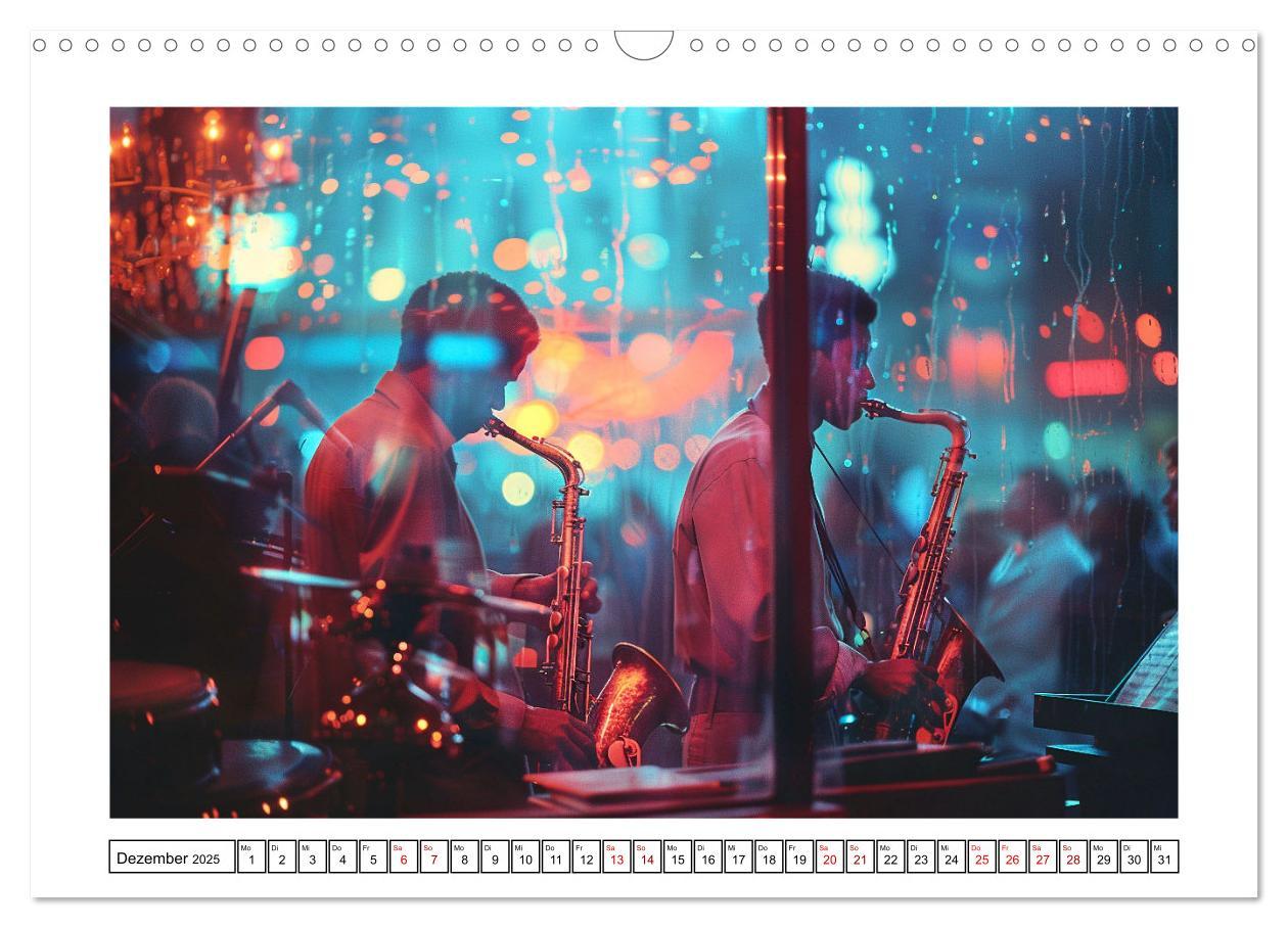 Bild: 9783383831492 | Jazz Geschichten um Mitternacht (Wandkalender 2025 DIN A3 quer),...