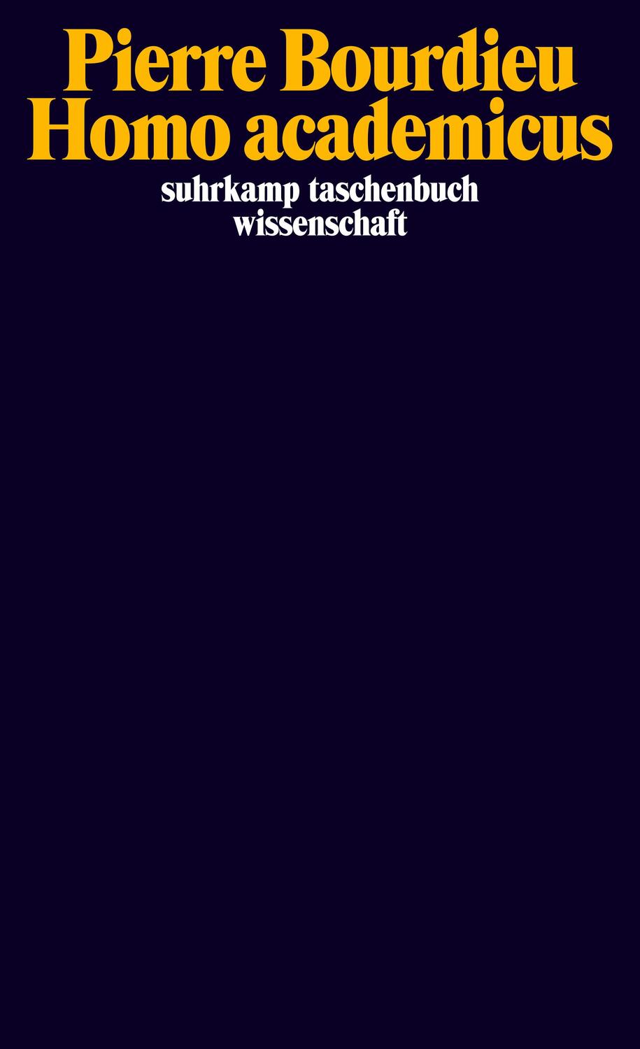 Cover: 9783518286029 | Homo academicus | Pierre Bourdieu | Taschenbuch | Deutsch | 2010