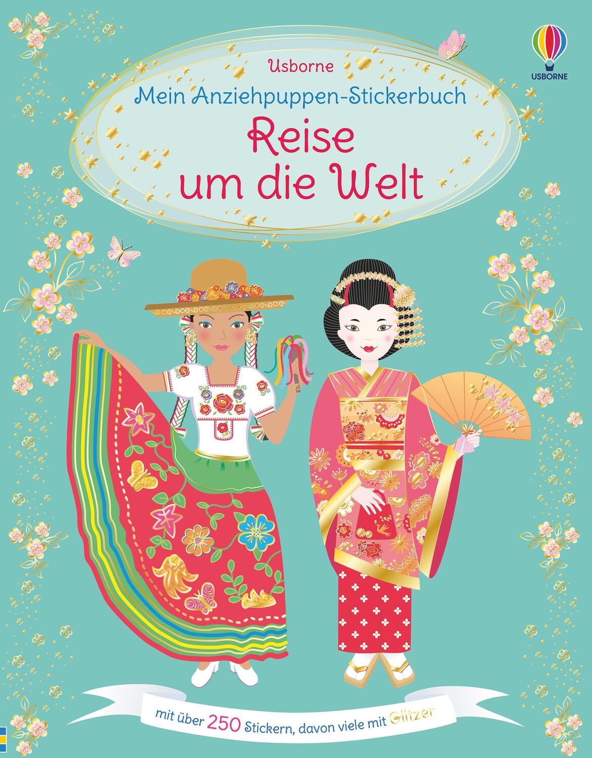 Cover: 9781782326229 | Mein Anziehpuppen-Stickerbuch: Reise um die Welt | Emily Bone | Buch
