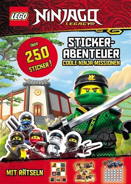 Cover: 9783960804604 | LEGO Ninjago - Stickerabenteuer. Coole Ninja-Missionen | Ameet Verlag