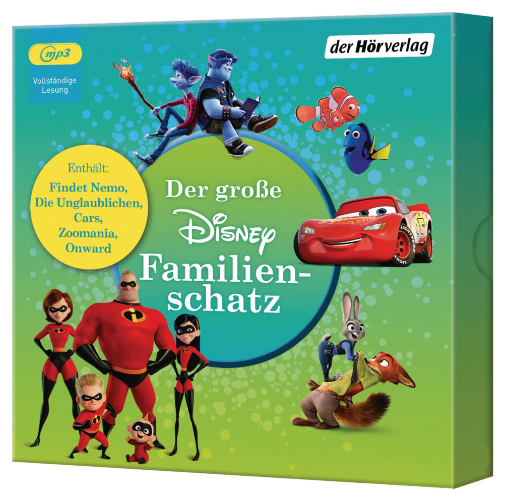 Cover: 9783844541601 | Der große Disney-Familienschatz, 5 Audio-CD, 5 MP3 | Albrecht (u. a.)