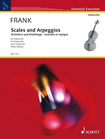 Cover: 9790001140553 | Tonleitern und Dreiklänge | Violoncello., Essential Exercises | Frank