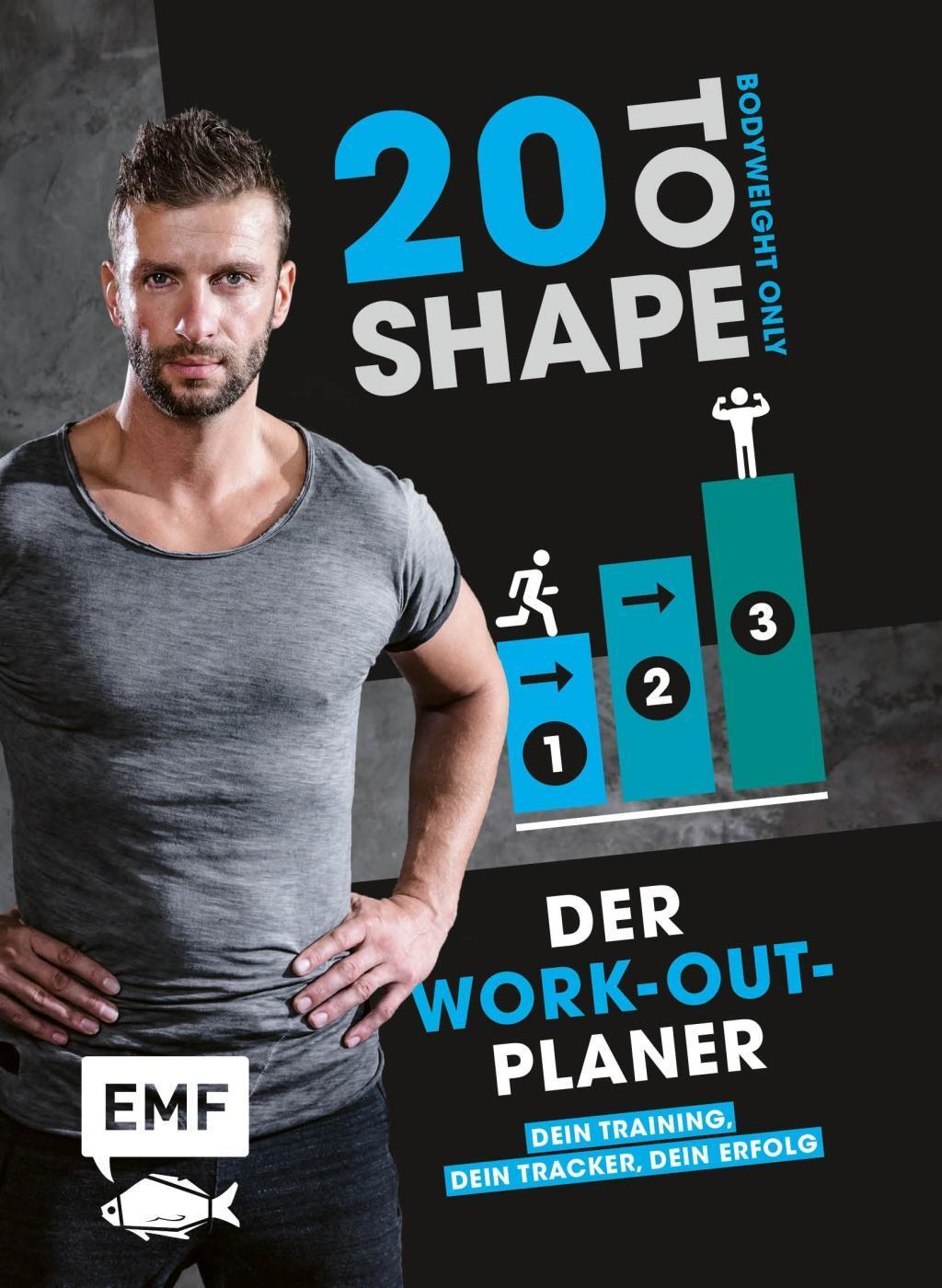 Cover: 9783960931539 | 20 to Shape - Bodyweight only: Der Work-out-Planer | Ralf Ohrmann