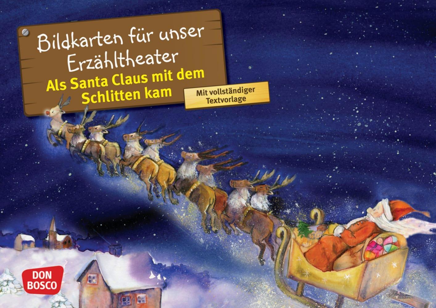 Cover: 4260179515163 | Als Santa Claus mit dem Schlitten kam. Kamishibai Bildkartenset. | Box