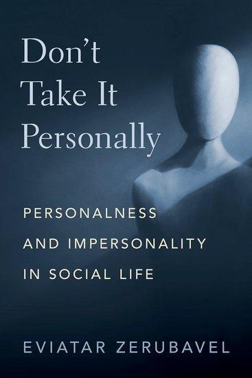 Cover: 9780197691342 | Don't Take It Personally | Eviatar Zerubavel | Taschenbuch | Englisch