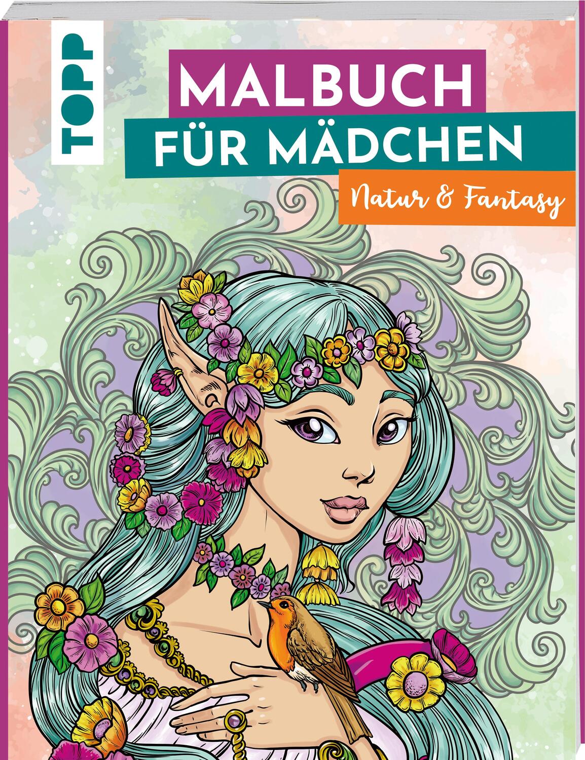 Cover: 9783735890627 | Malbuch für Mädchen Natur &amp; Fantasy | Das Malbuch ab 10 Jahren | Buch