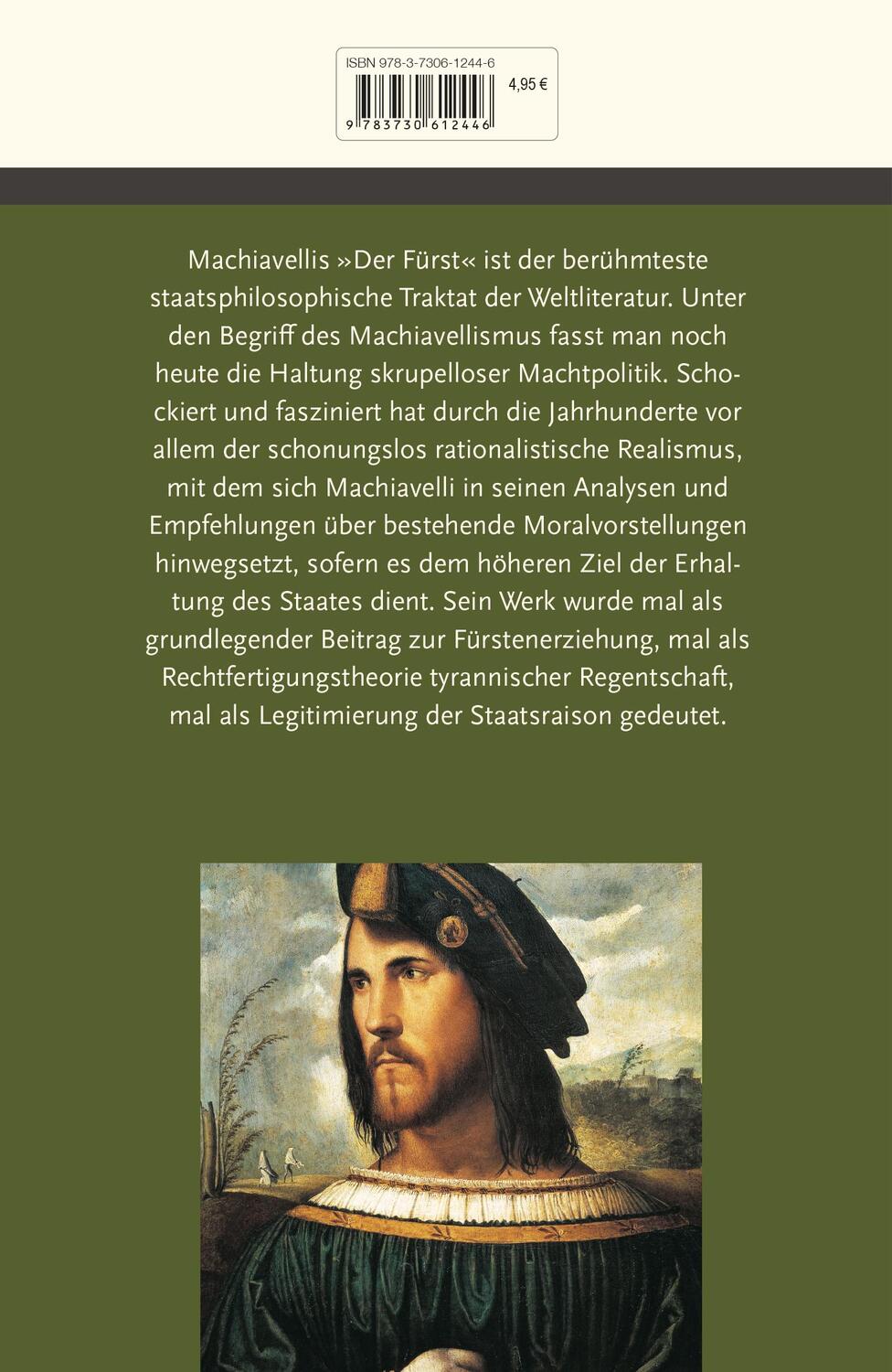 Bild: 9783730612446 | Der Fürst | Niccolò Machiavelli | Buch | Deutsch | 2023