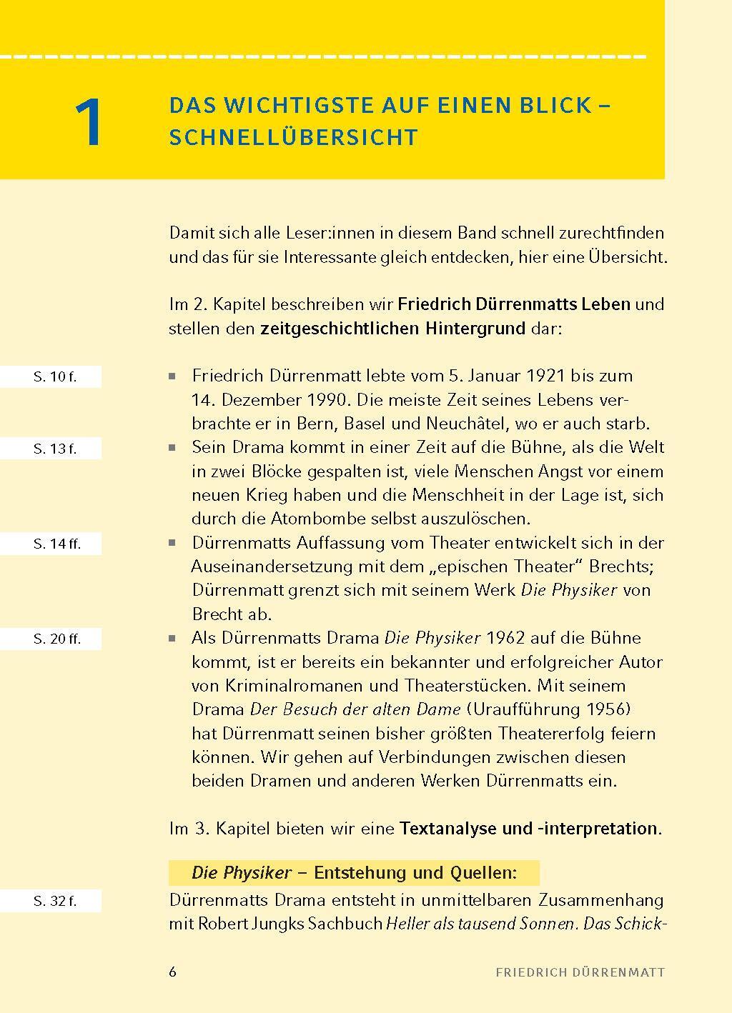 Bild: 9783804420755 | Die Physiker - Textanalyse und Interpretation | Friedrich Dürrenmatt