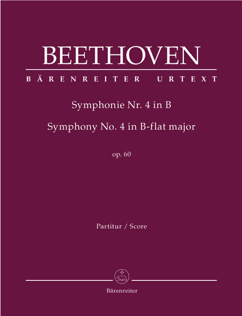 Cover: 9790006500192 | Symphonie Nr. 4 B-Dur op. 60, Partitur | Partitur, Urtextausgabe | VI