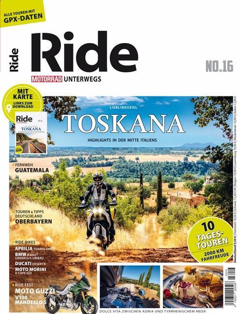 Cover: 9783613321120 | RIDE - Motorrad unterwegs, No. 16 | Toskana | Taschenbuch | Deutsch
