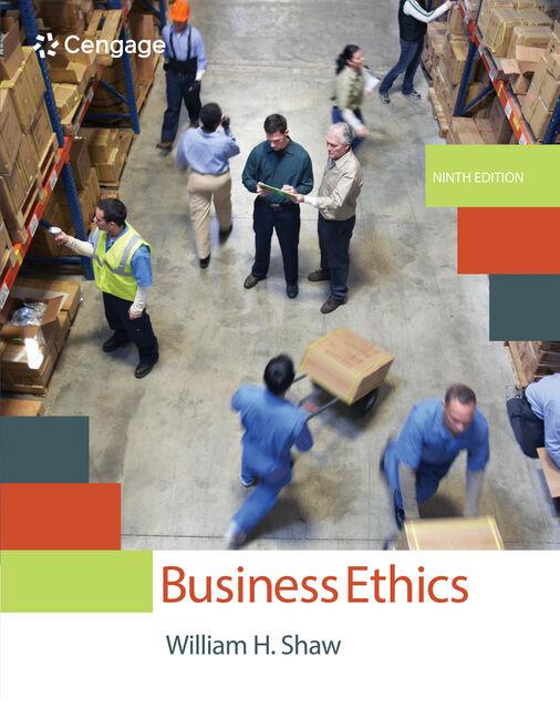 Cover: 9781305582088 | Business Ethics | A Textbook with Cases | William Shaw | Taschenbuch