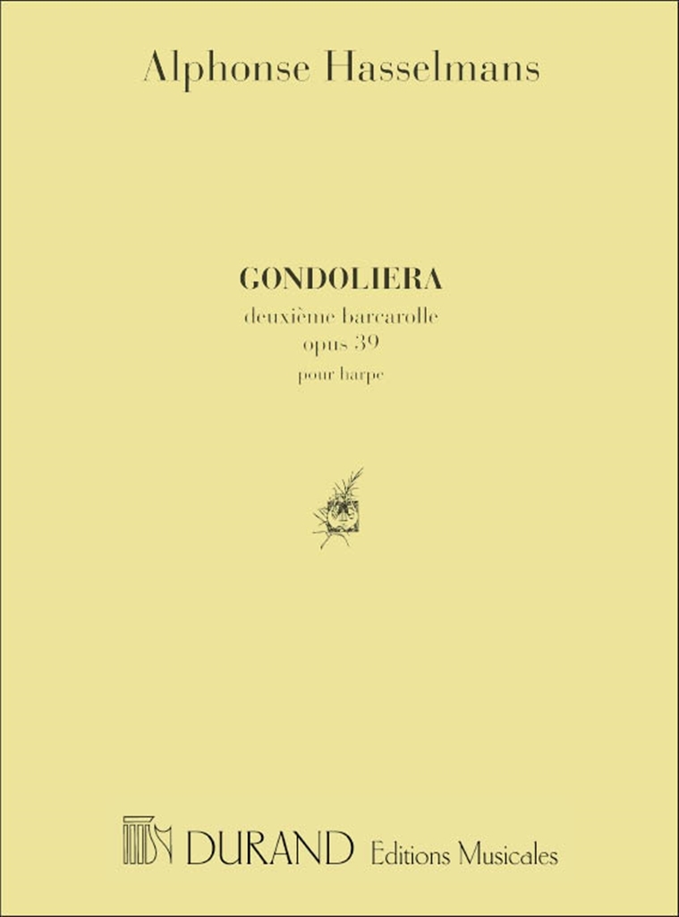 Cover: 9790044028283 | Gondoliera Harpe | Alphonse Hasselmans | Partitur | 2001