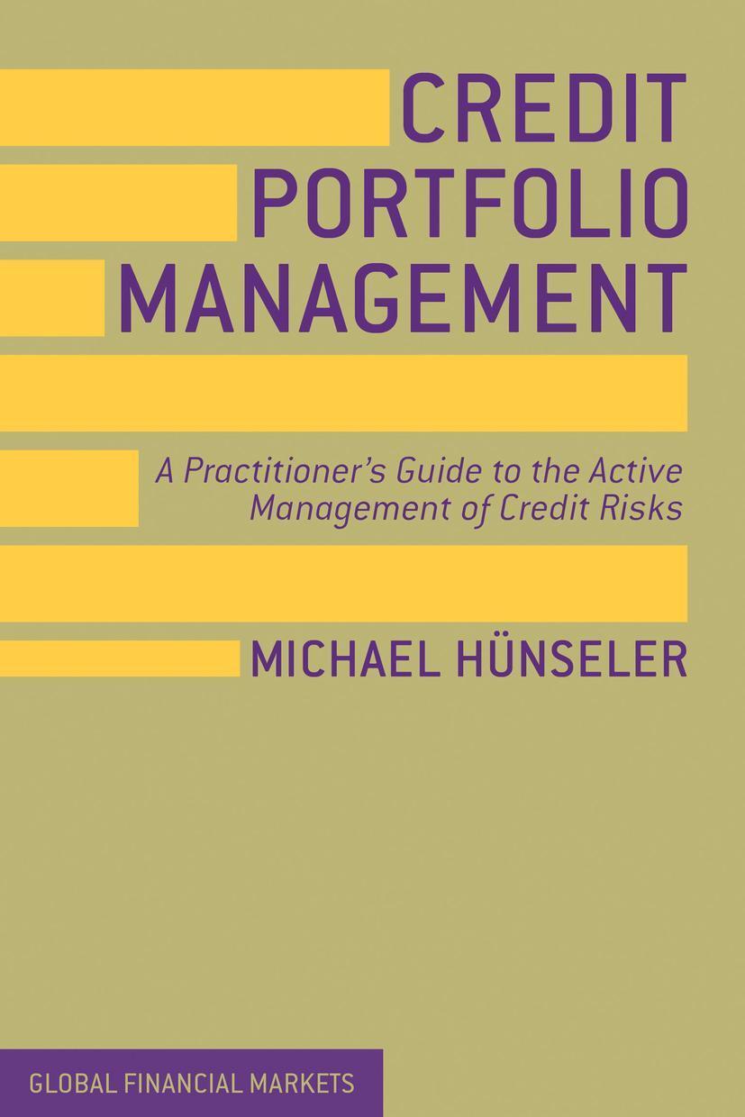 Cover: 9780230391499 | Credit Portfolio Management | Michael Hünseler | Buch | xxv | Englisch